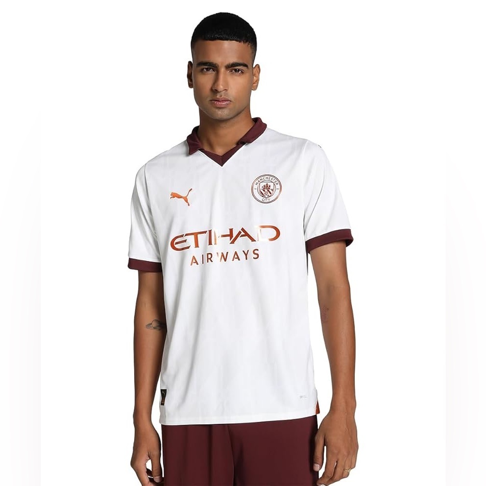 Manchester City F.C. PUMA Replica Away Jersey Men's XXL Etihad Airways 1894